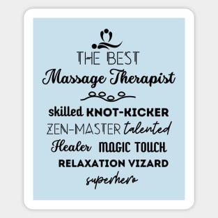 The Best Massage Therapist Gift For Professionals Sticker